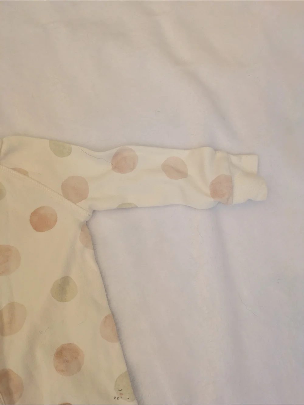 Pehr Baby Zip-Front One-Piece Pajamas Cream Moon Planet 3-6 Month Organic Cotton